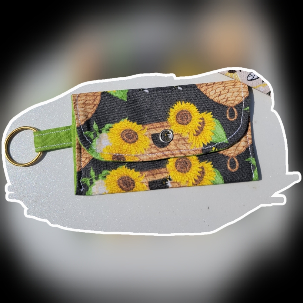 Sunflower Print Wallet